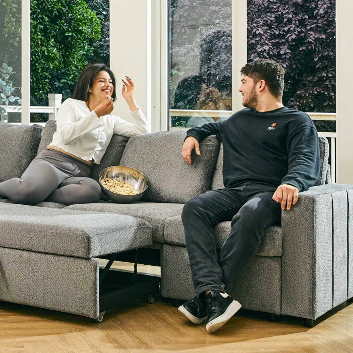 Storage Ottoman Module For Sofa Set As A Seat And Low Table